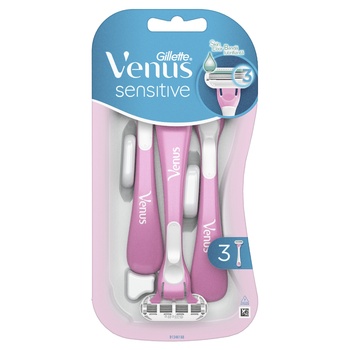 Бритви Venus Smooth Sensitive одноразові 3шт - купити, ціни на  - фото 4