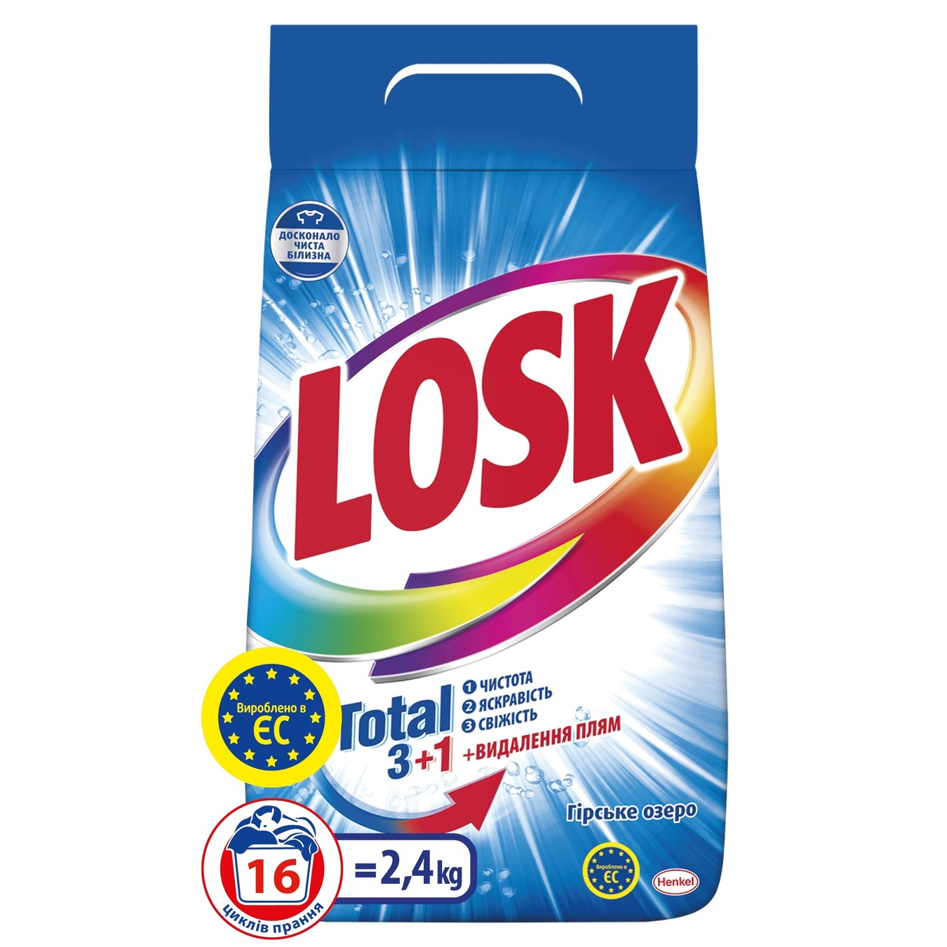 

Порошок стиральный Losk Color Горное озеро 2,4кг