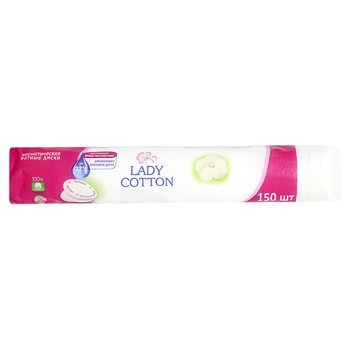 Lady Cotton Cosmetical Cotton Disсs 175pcs - buy, prices for Auchan - photo 3