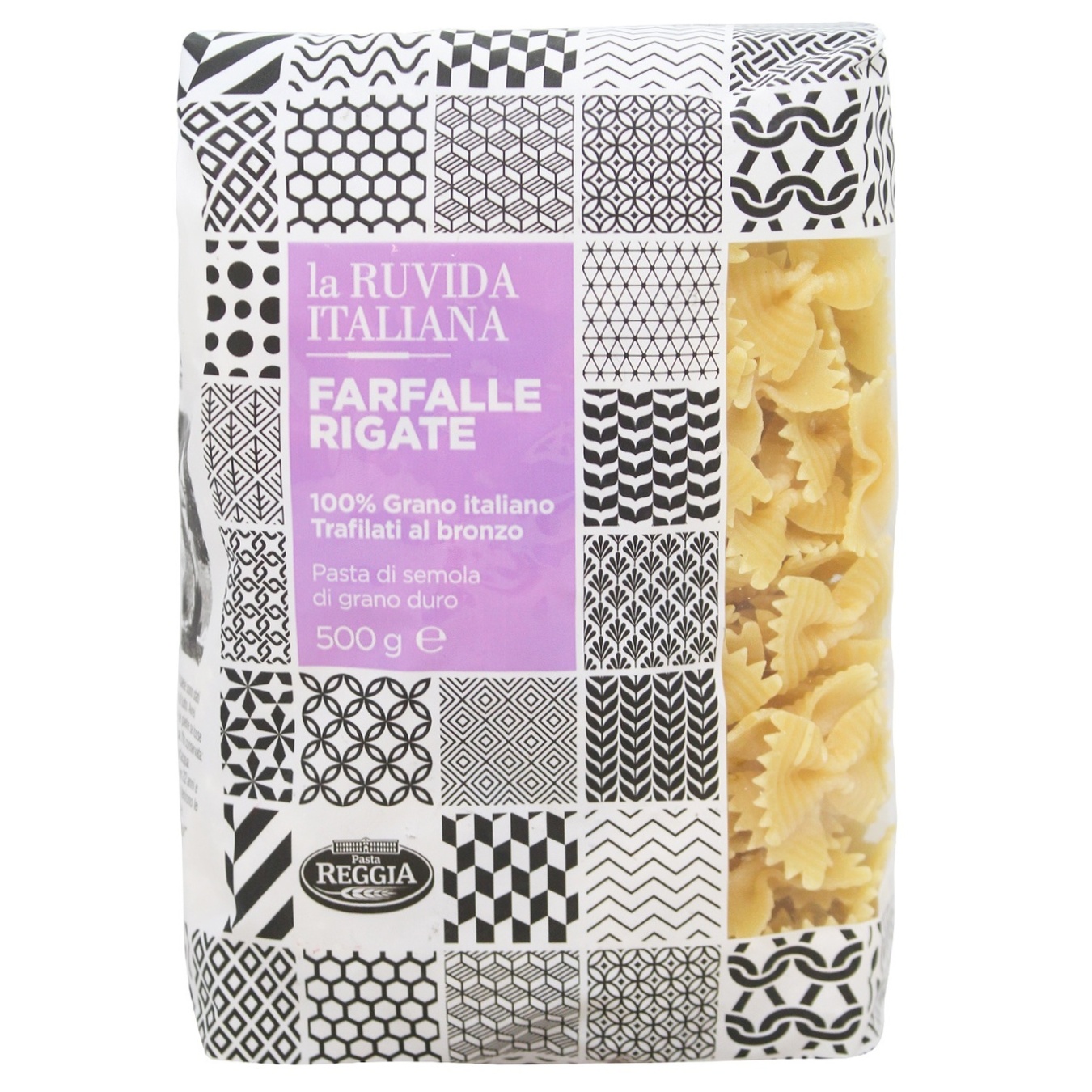 

Макароны Pasta Reggia La Ruvida Farfalle Rigate 500г