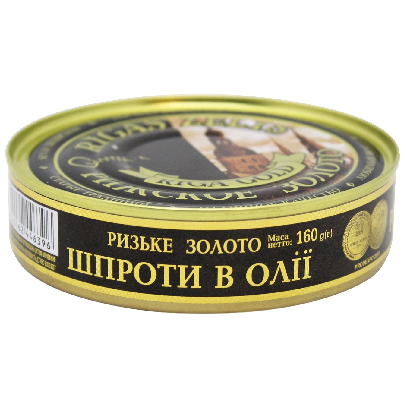 

Шпроты Рижское золото в масле 160г