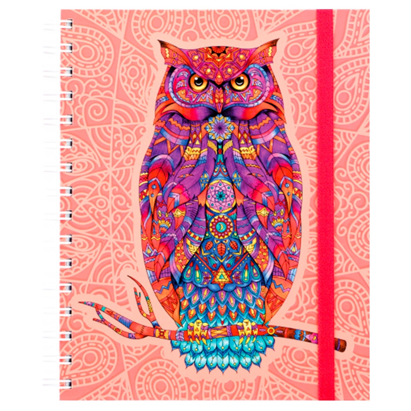 

Блокнот Optima Sambala с ручкой на резинке в ассортименте