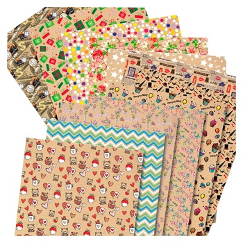 Apelsin Craft Patterns Colored Paper 12 sheets - buy, prices for - photo 3