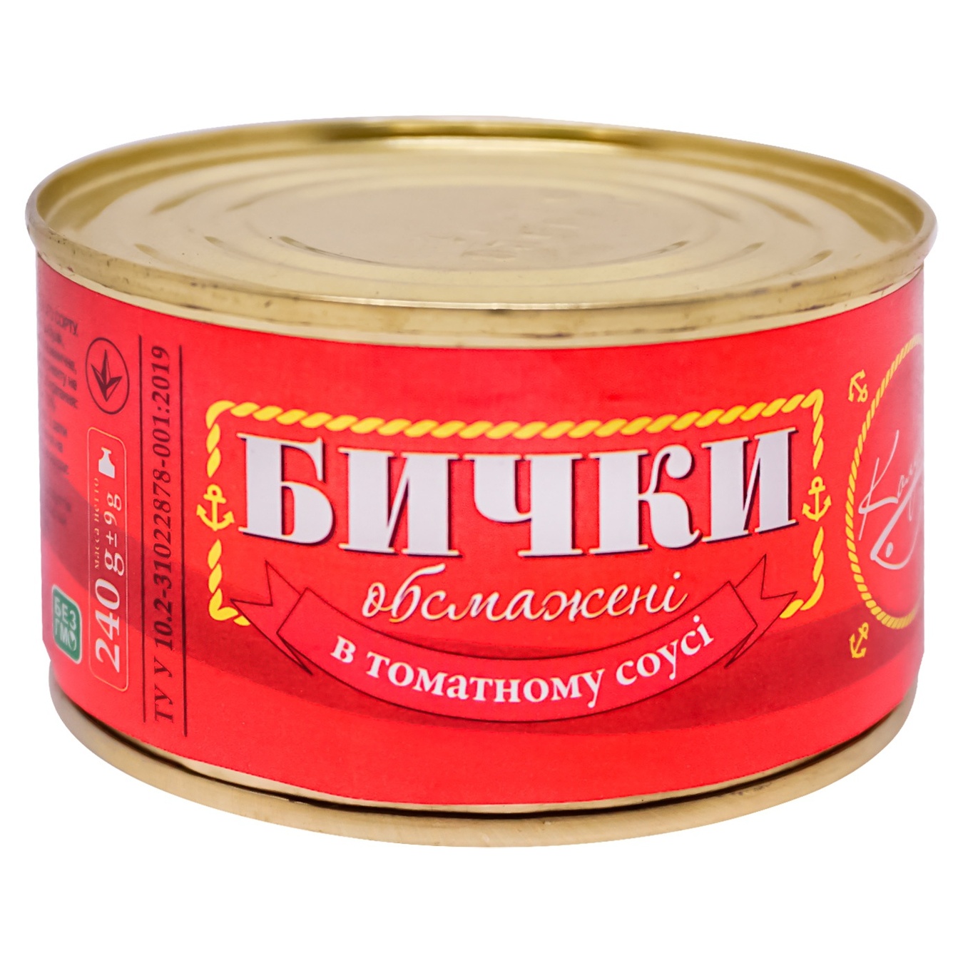 

Бычки Колумб обжаренные в томатном соусе №5 240г