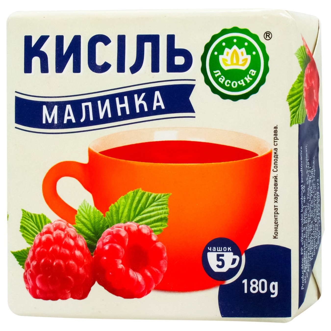 

Кисель Ласочка Малинка 180г