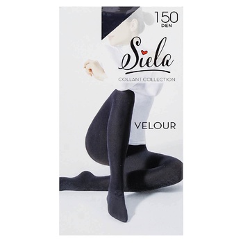 Siela Velour 150 Den Womens Tights s.4 Nero - buy, prices for - photo 1