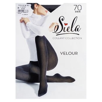 Siela Velour Caffe Women's Tights 70 den Size 3 - buy, prices for - photo 1