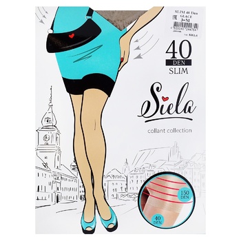 Siela Slim Glace Tights for Women 40den Size 3 - buy, prices for - photo 2