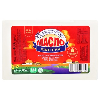 Bilocerkivskiy Extra Sweet Cream Butter 82.5% 400g - buy, prices for Vostorg - photo 3