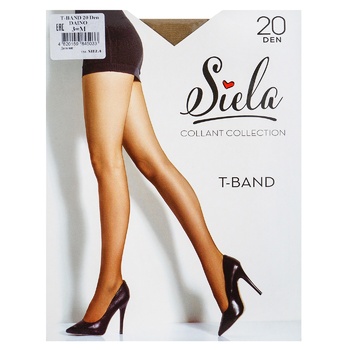 Siela T-Band Daino Tights for Women 20den Size 3 - buy, prices for ULTRAMARKET - photo 1