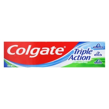 Зубна паста Colgate Потрійна дія Натуральна м'ята 100мл - купити, ціни на Cупермаркет "Харків" - фото 2