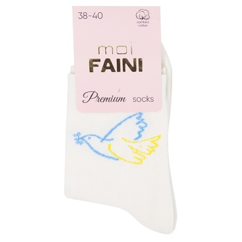 Moi Faini Dove of Peace Women's Milk Socks Size 38-40 - buy, prices for - photo 2