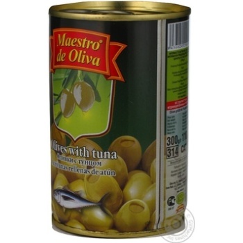 Maestro de Oliva Green Olives with tuna 300ml - buy, prices for MegaMarket - photo 5