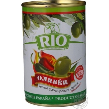 olive Rio pepper green canned 300g can Ukraine - buy, prices for NOVUS - photo 3