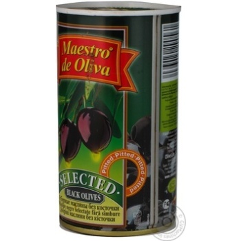 olive Maestro de oliva black pitted 360g can - buy, prices for MegaMarket - photo 4