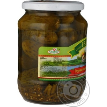 vegetables cucumber family canned 720ml glass jar - buy, prices for - photo 8