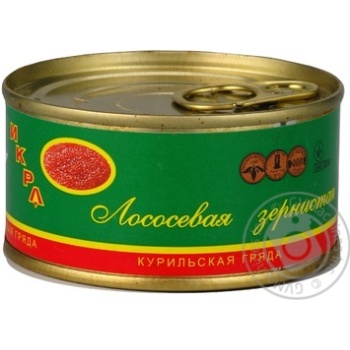 Caviar Kurylska gryada red 120g can Ukraine - buy, prices for NOVUS - photo 7