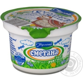 Sour cream Garmoniya 16% 200g plastic cup Ukraine - buy, prices for NOVUS - photo 5