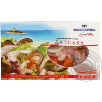 Seafood mix Danish Skandinavika 300g Ukraine - buy, prices for NOVUS - photo 1