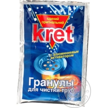 Средство для прочистки труб Kret 50г - купить, цены на КОСМОС - фото 2
