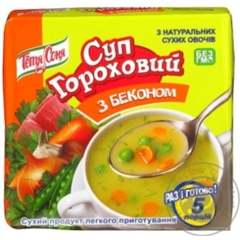 Суп Тетя Соня гороховий з беконом 180г купить, цены на МегаМаркет - фото 4