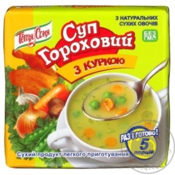 Суп Тетя Соня гороховий з куркою 180г купить, цены на МегаМаркет - фото 2
