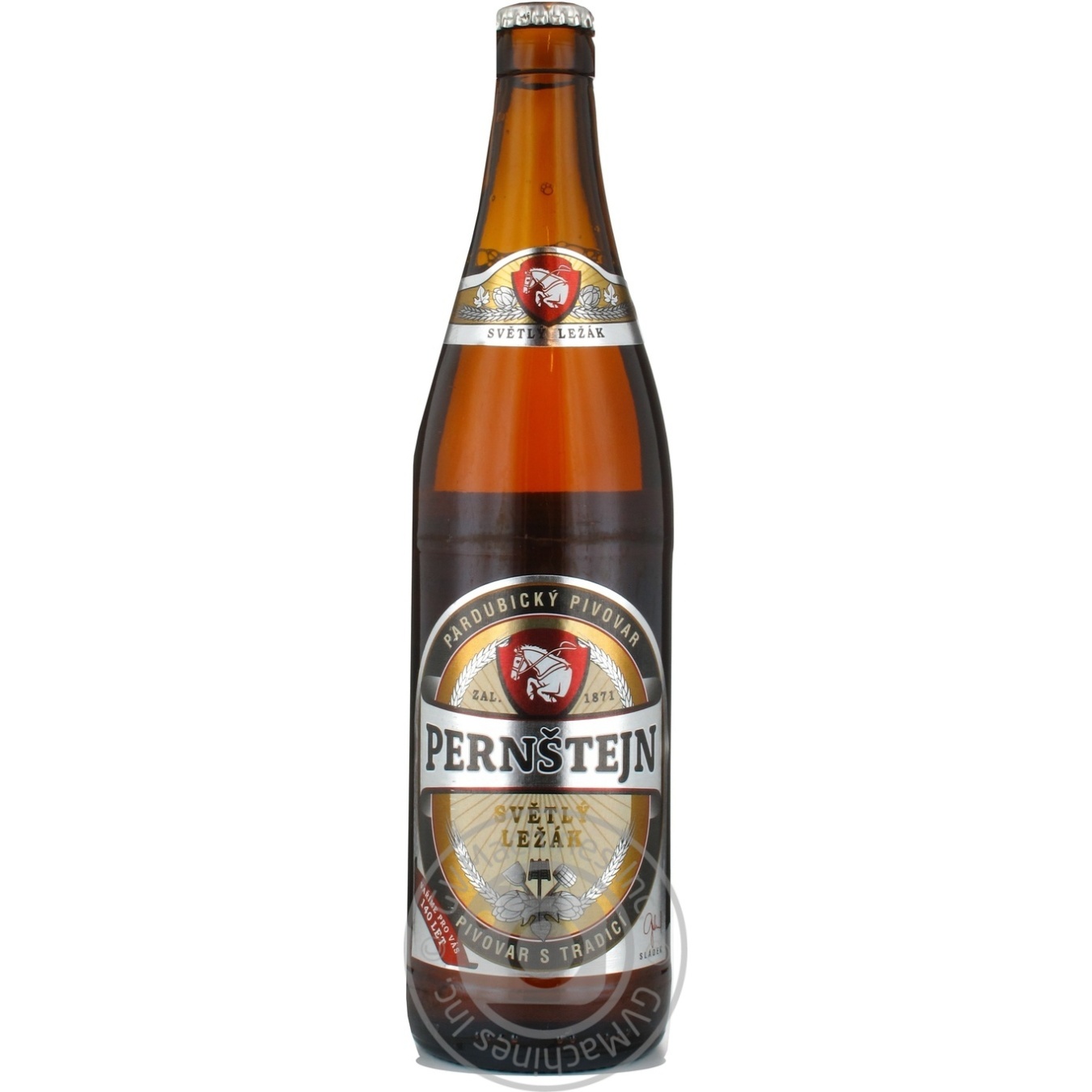 

Пиво Pernstejn Premium Svetly Lezak светлое 5% 0,5л