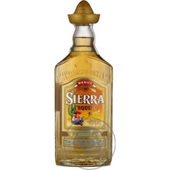 Tequila Sierra 38% 500ml glass bottle Mexico - buy, prices for MegaMarket - photo 1