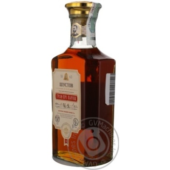 Cognac Shustov 40% vs 500ml glass bottle Ukraine - buy, prices for NOVUS - photo 6