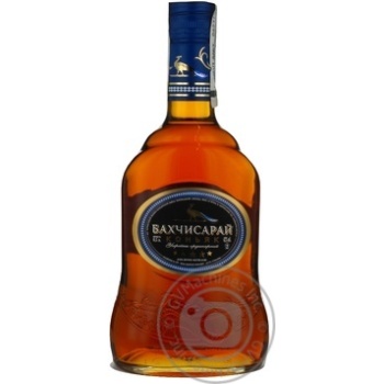 Cognac Bakhchysaray 40% 5years 900g glass bottle Ukraine - buy, prices for NOVUS - photo 1