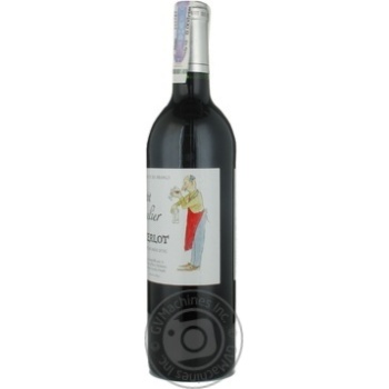 Вино Le Petit Sommelier Merlot красное сухое 13% 0,75л - купить, цены на NOVUS - фото 4