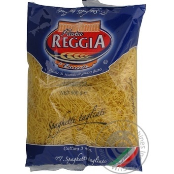 Вироби макаронні Pasta Reggia спагетті тольятті 500г купити, ціни на МегаМаркет - фото 1
