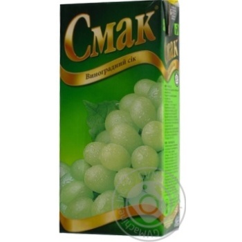 Reconstituted juice Smak grapes 1000ml - buy, prices for MegaMarket - photo 1