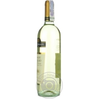 Вино Folonari Pinot Grigio delle Venezie біле сухе 0.75л x6 купить, цены на МегаМаркет - фото 2