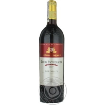Вино Louis Eschenauer Bordeaux червоне сухе 0.75л х6 купить, цены на МегаМаркет - фото 6