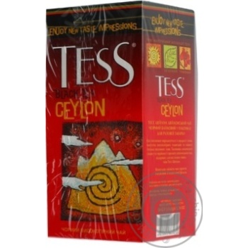 Black pekoe tea Tess Ceylon 25х2g teabags Ukraine - buy, prices for - photo 2