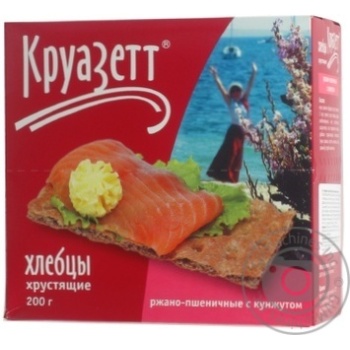 crispbread kruazett rye-wheat sesame 200g - buy, prices for - photo 2