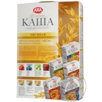 AXA Oatmeal porridge quick-cooking 6 portions 240g Ukraine - buy, prices for - photo 2