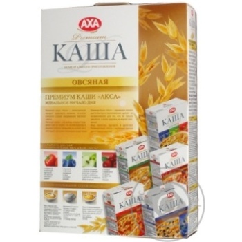 AXA Oatmeal porridge quick-cooking 6 portions 240g Ukraine - buy, prices for NOVUS - photo 2