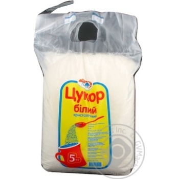 Granulated sugar Avhust white 5000g polyethylene packaging - buy, prices for MegaMarket - photo 1