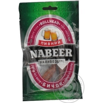 Бычок Nabeer Пивной солено-сушеный 25г купить, цены на МегаМаркет - фото 2