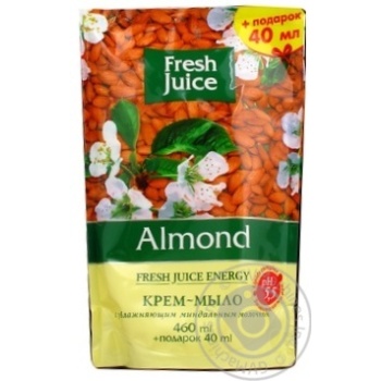 Мило рідке Fresh juice мигдаль дой-пак 460мл купити, ціни на МегаМаркет - фото 3