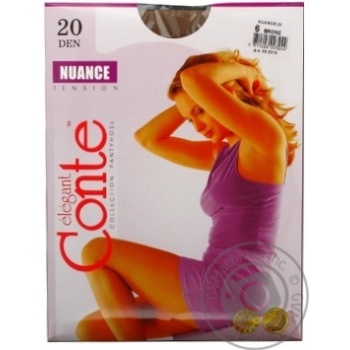 Колготки жіночі Conte Nuance 20ден р.6 Bronz - купити, ціни на МегаМаркет - фото 3