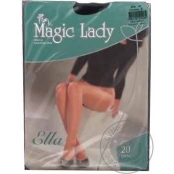 Колготи Magic Lady Ella жіночі чорні 20ден 2р - купити, ціни на ULTRAMARKET - фото 1