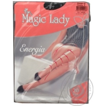 Колготы Magic Lady Energia женские черные 20ден 4р - купить, цены на ULTRAMARKET - фото 1