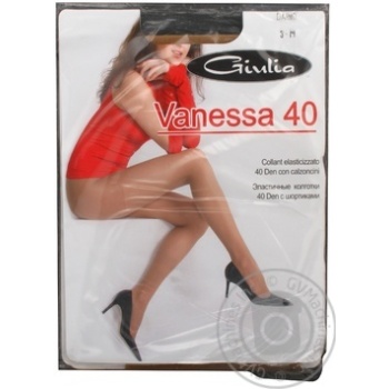 Tights Giulia Vanessa daino polyamide for women 40den 3size - buy, prices for MegaMarket - photo 4
