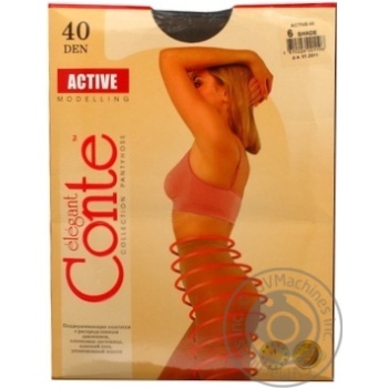 Tights Conte sheid polyamide for women 40den 6size - buy, prices for MegaMarket - photo 3