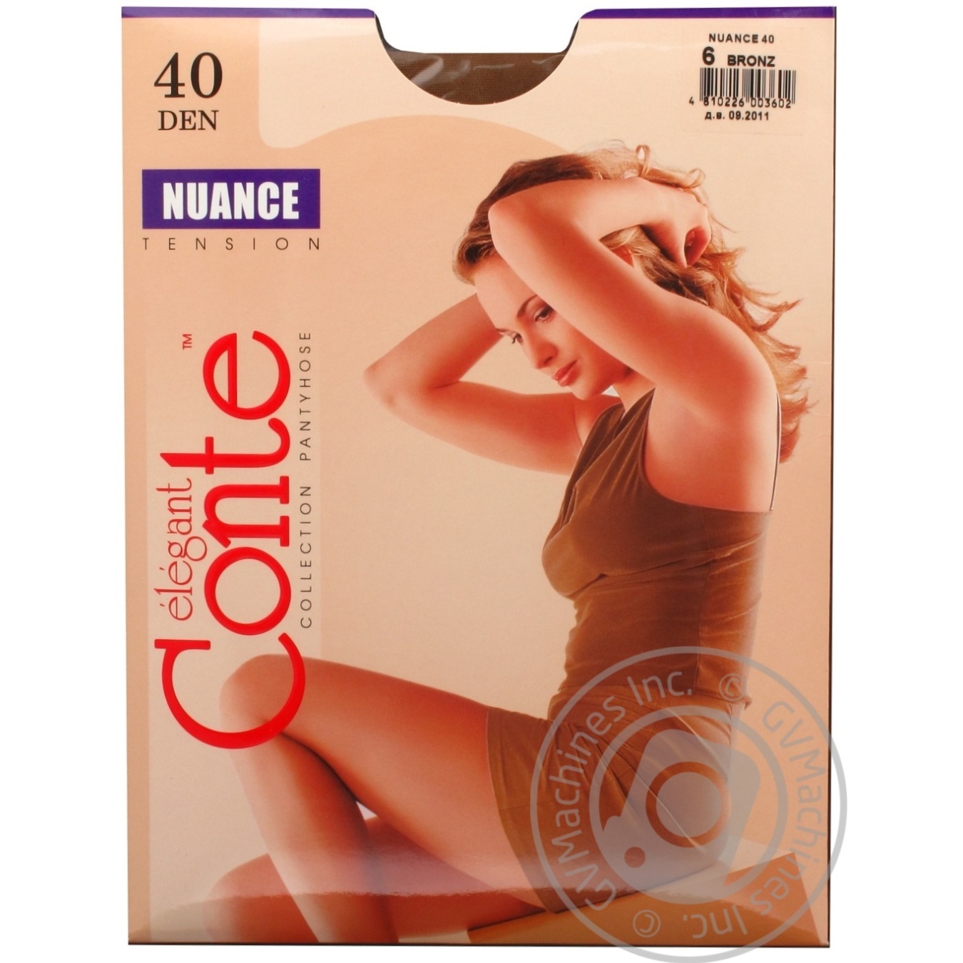 

Колготы Conte Nuance 40 Den р.6 bronz шт