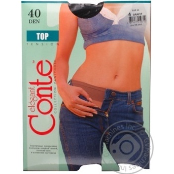 Conte Top Women's Tights 40 den 4 grafit - buy, prices for MegaMarket - photo 2