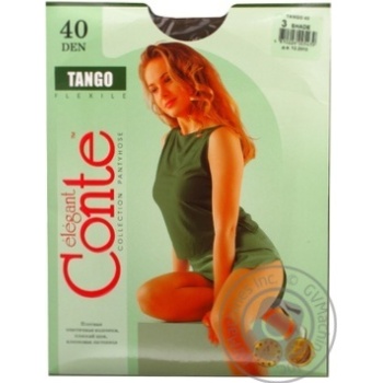 Колготи жіночі Conte Tango 40ден р.3 Shade - купити, ціни на МегаМаркет - фото 2